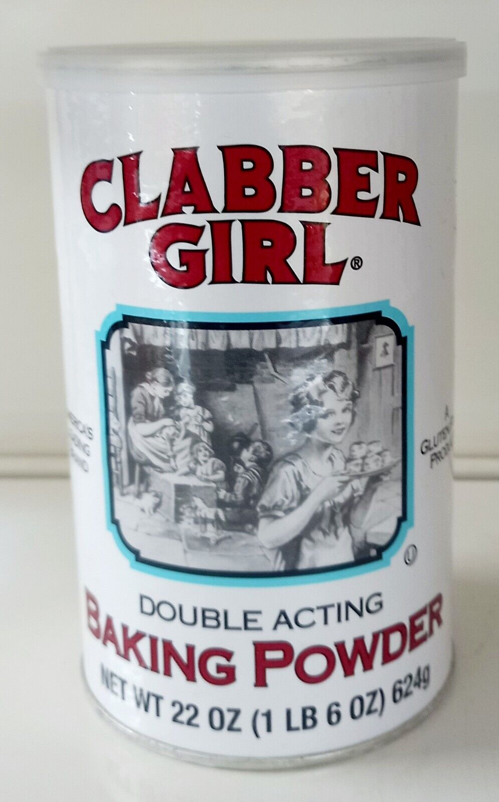Clabber Girl  Double Acting Baking Powder, 22oz (1 lb 6 oz) 