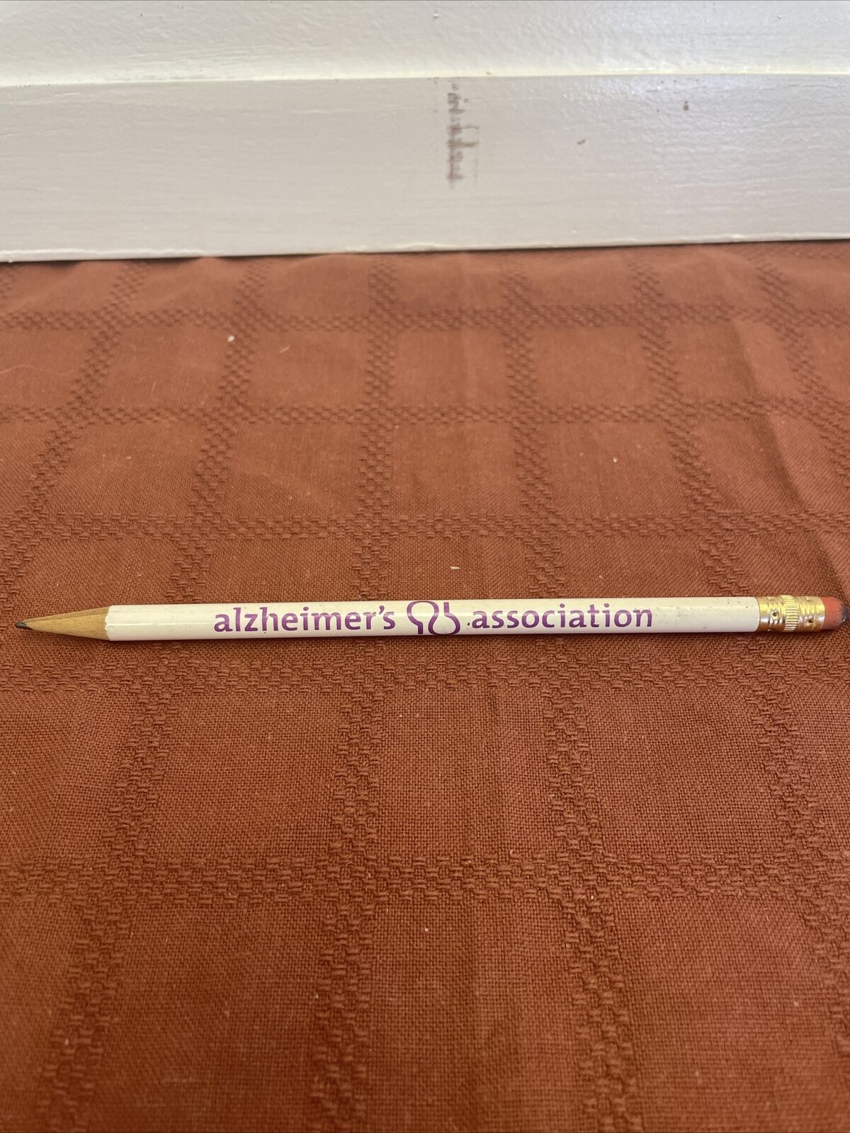 Vintage Alzheimer’s Association Wooden Pencil Medical Advertising