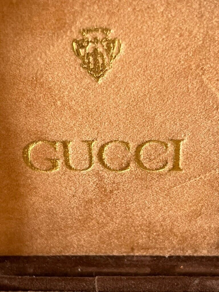 Gucci Box Lighter Brown Inside Plush Measures Internal As Photo Vintage
