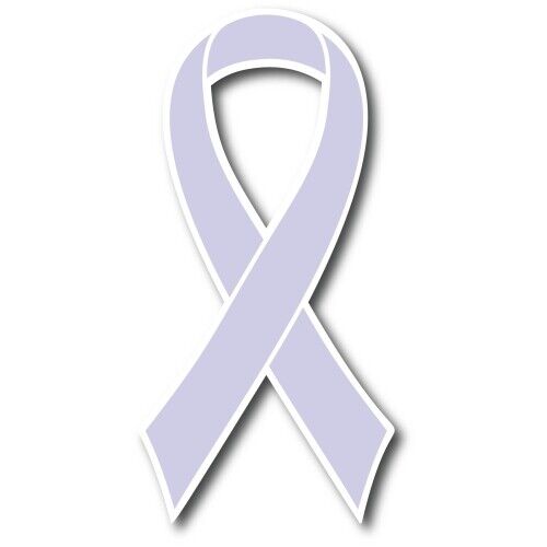 Magnet Me Up Periwinkle Esophageal and Stomach Cancer Awareness Ribbon Car Magne