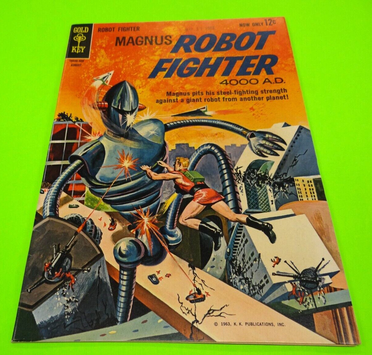 Magnus Robot Fighter #3 VF+ 8.5 High Grade 1963 Gold Key Silver Age Russ Manning