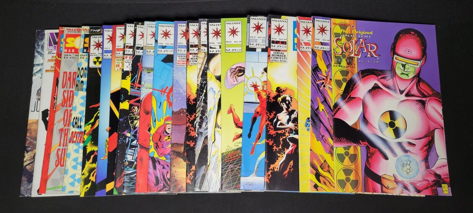 Solar Man of the Atom 23 issue comic lot, Valiant Comics (1993+) Keys Included. 