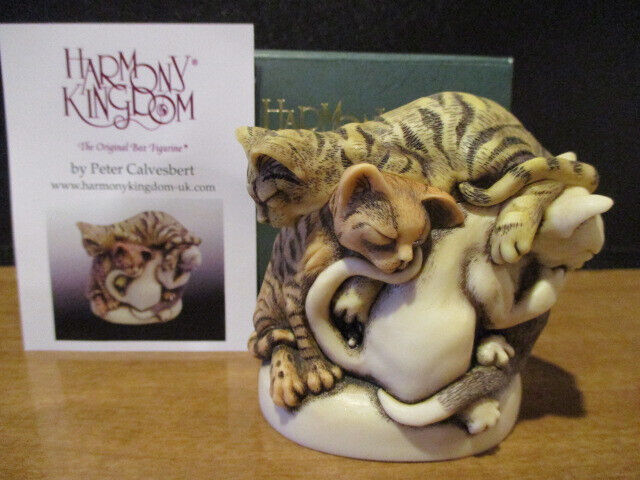 Harmony Kingdom Dream Catcher Cats UK Made Box Figurine LE 250 RARE