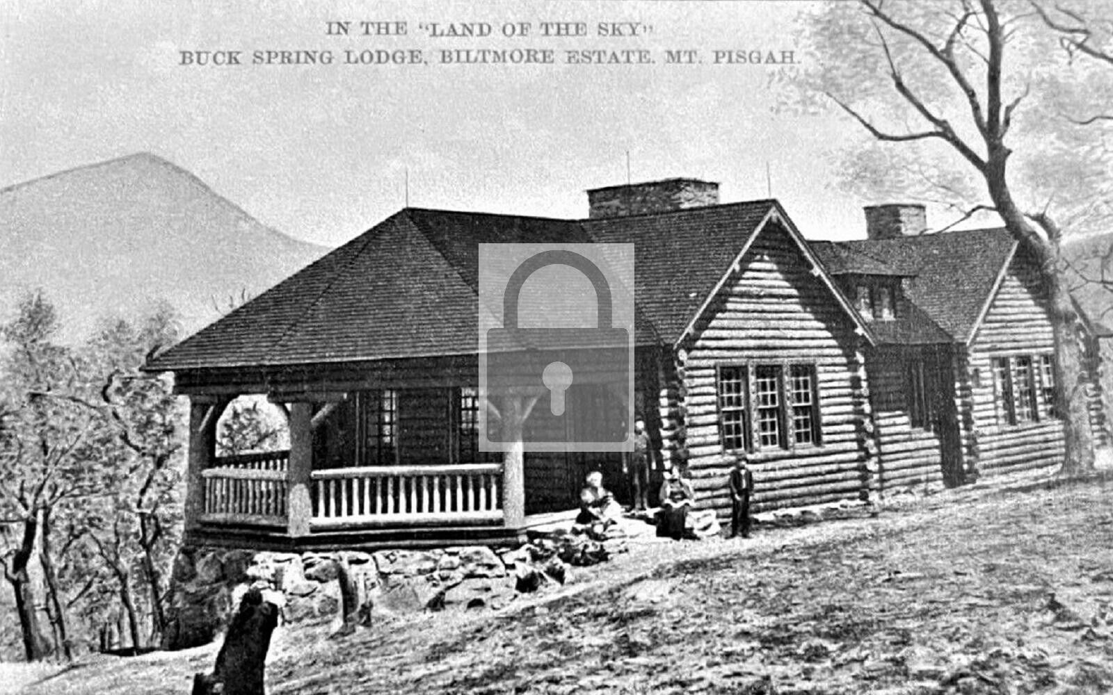 Buck Spring Lodge Mt Pisgah North Carolina NC Postcard REPRINT