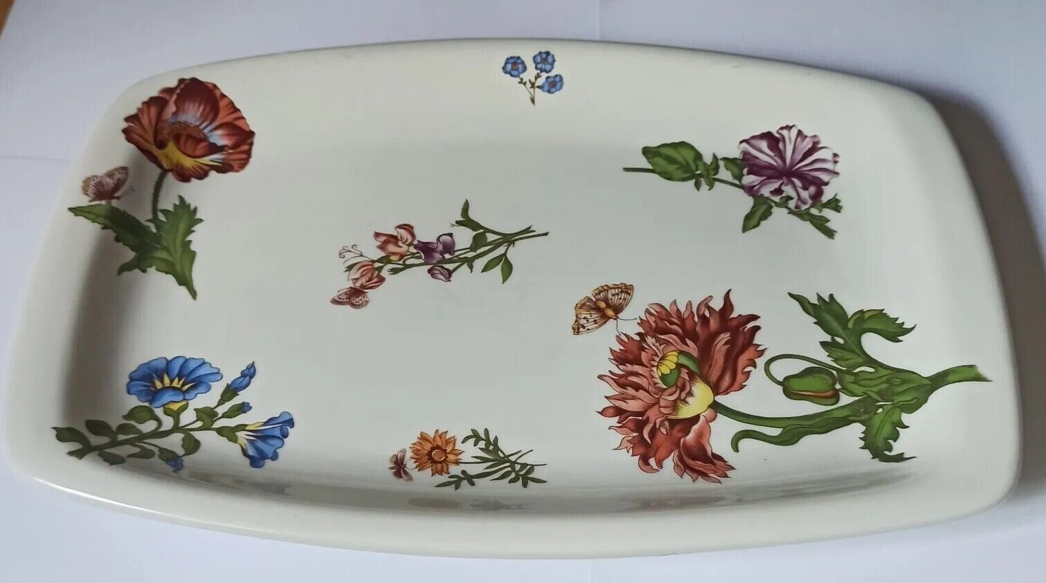 BIA Cordon Bleu Caroline Flowers Rectangular Platter 