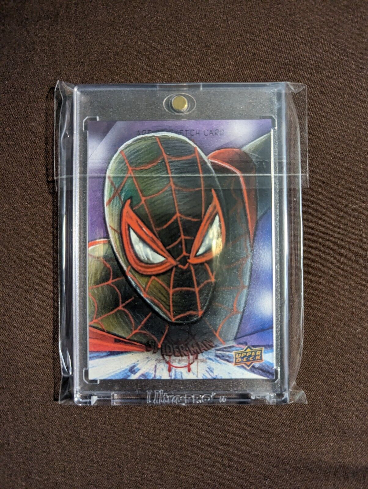 2021 Upper Deck Marvel Spider-Man into the spider-verse Sketch Card