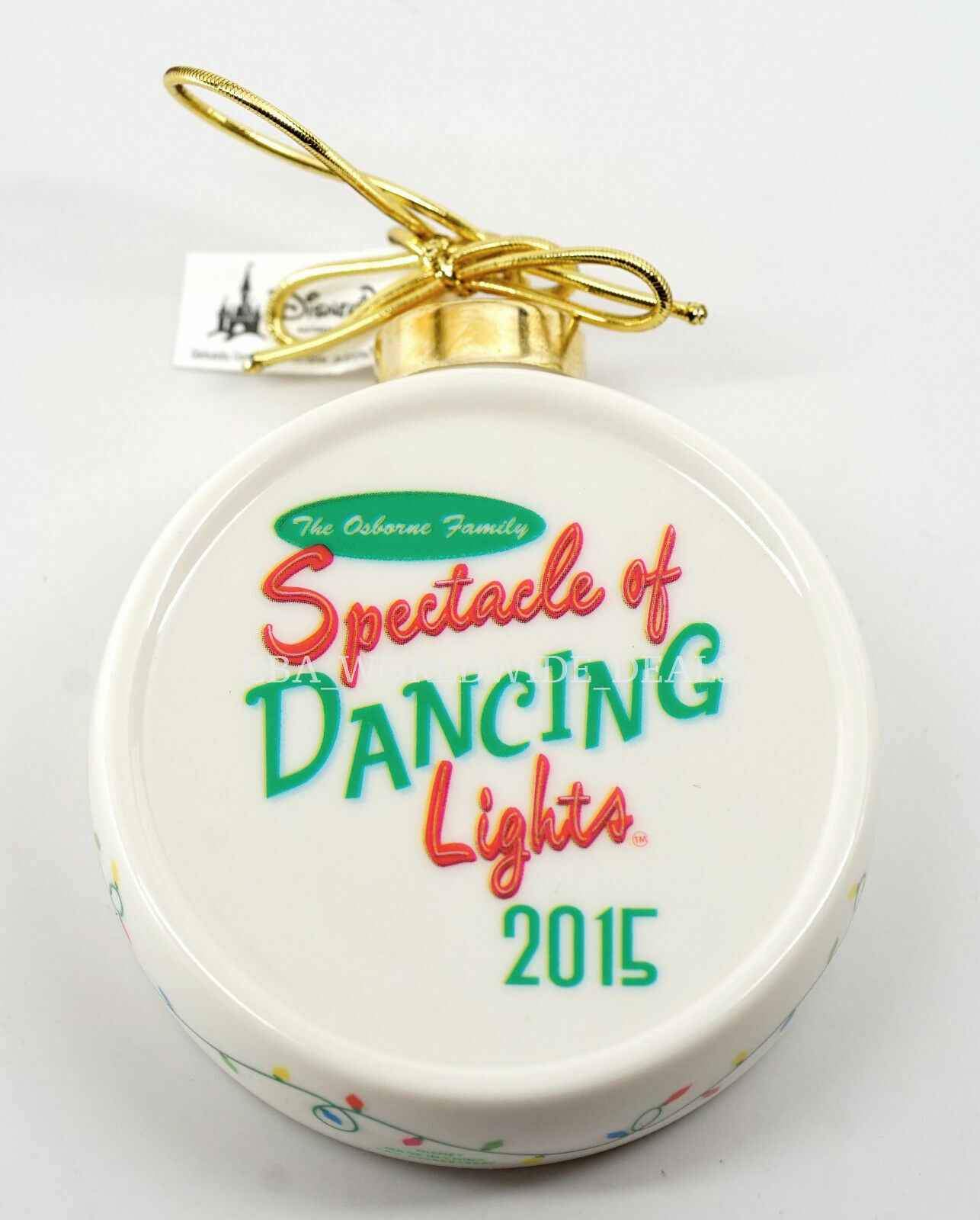 Disney Parks 2015 Osborn Family Spectacle of Dancing Lights Drum Ornament