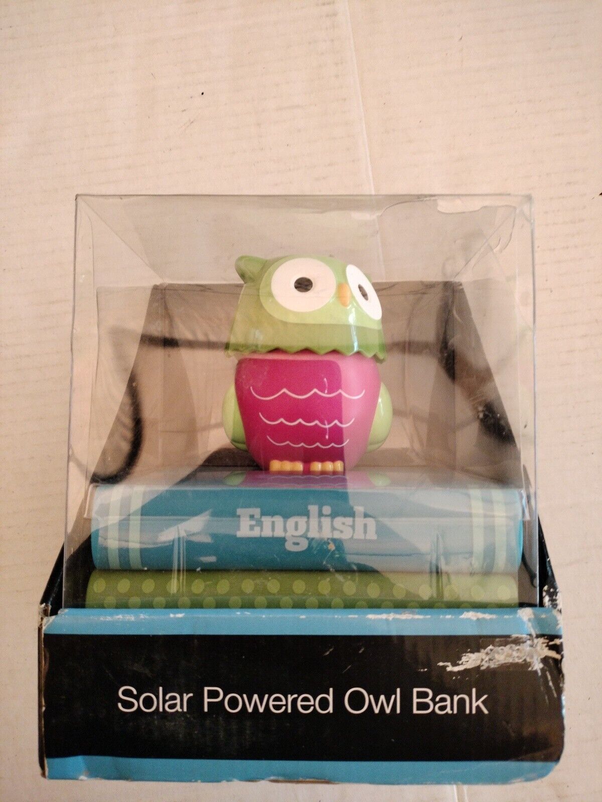 Solar Powered Owl Bank
