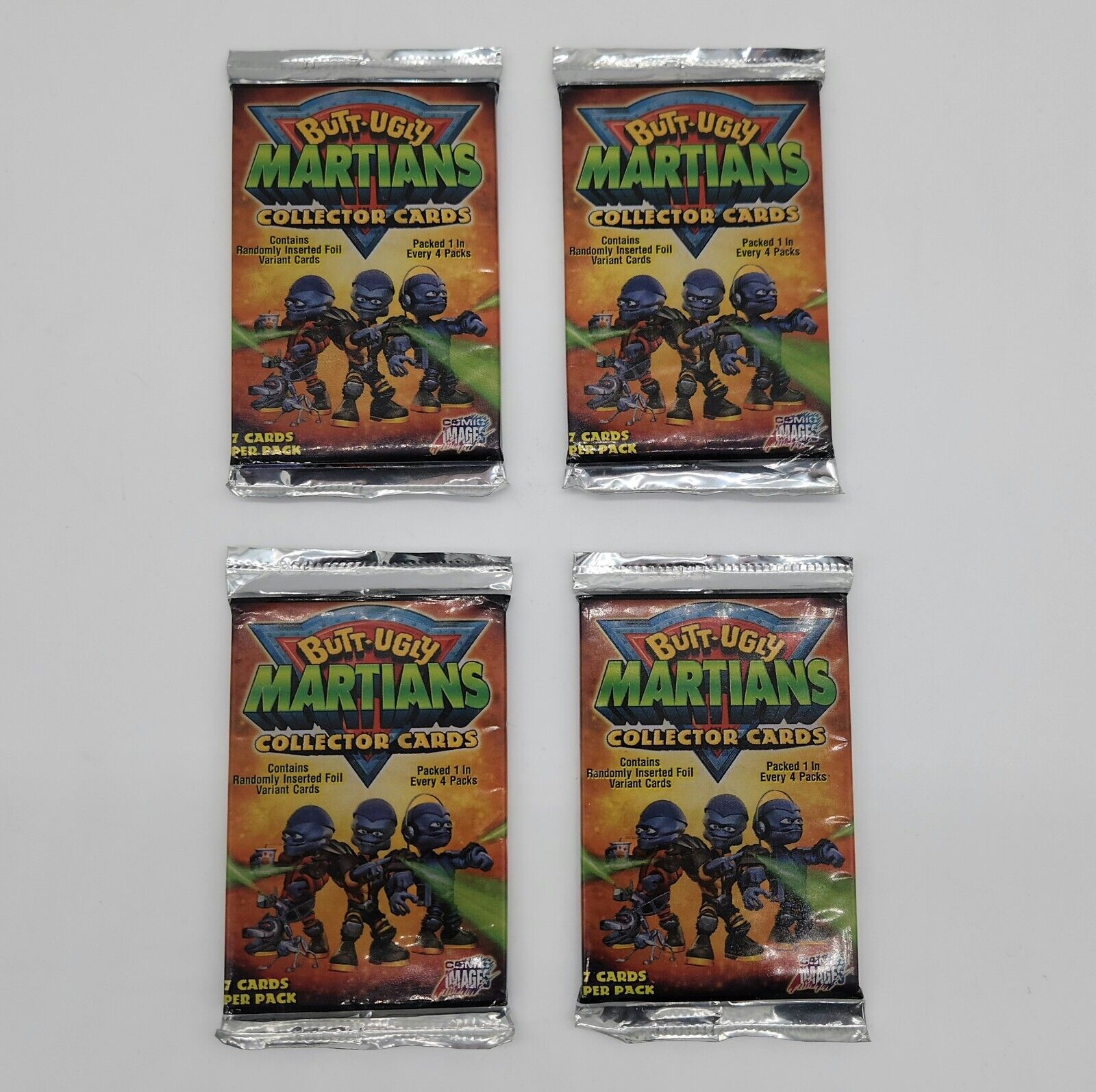 Butt Ugly Martians Card Lot 2002 Comic Images  New Sealed Packs Trading Unopened