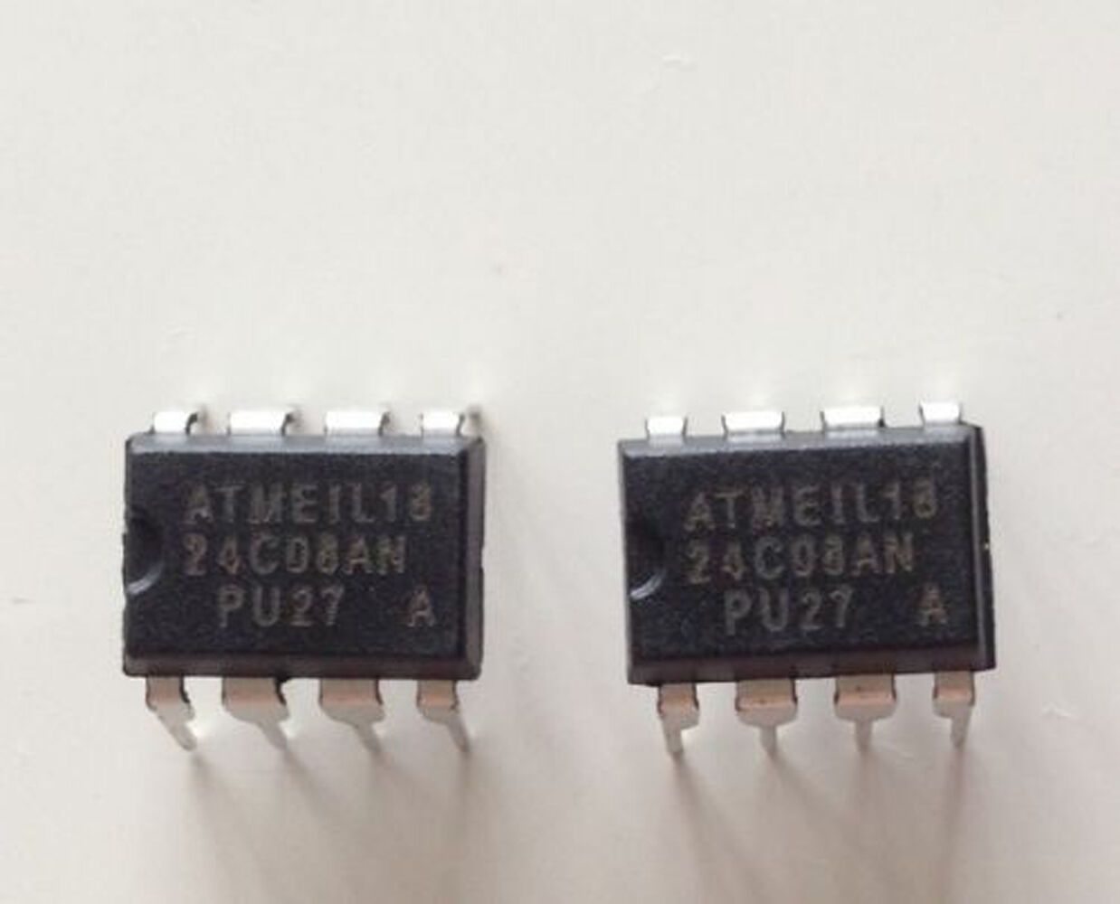 US Stock 50pcs AT24C08A-10PU-2.7 DIP-8 PU27 24C08 2-Wire Serial EEPROM