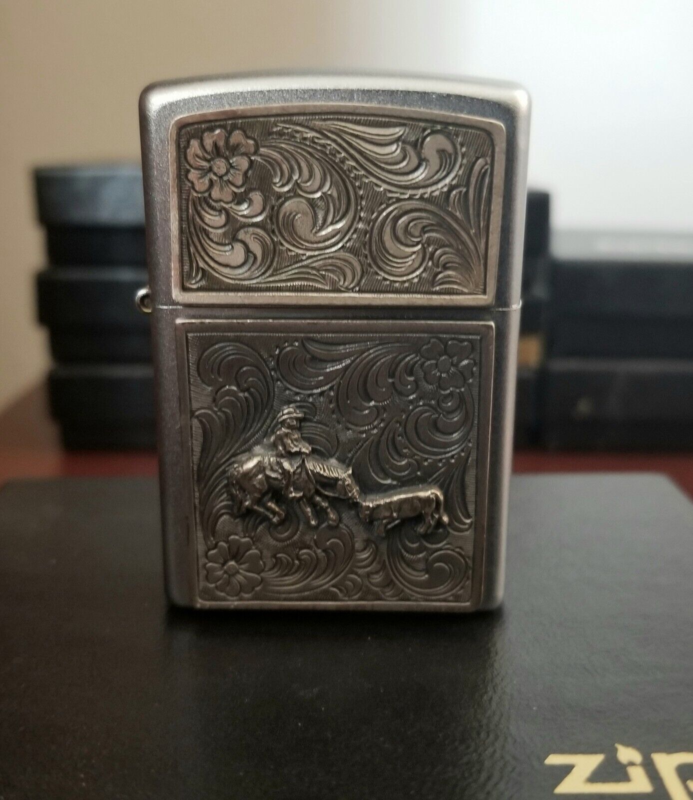Super Rare, Zippo Lighter, Horse Rider Foal, Very Lightly Used, Only One on Ebay
