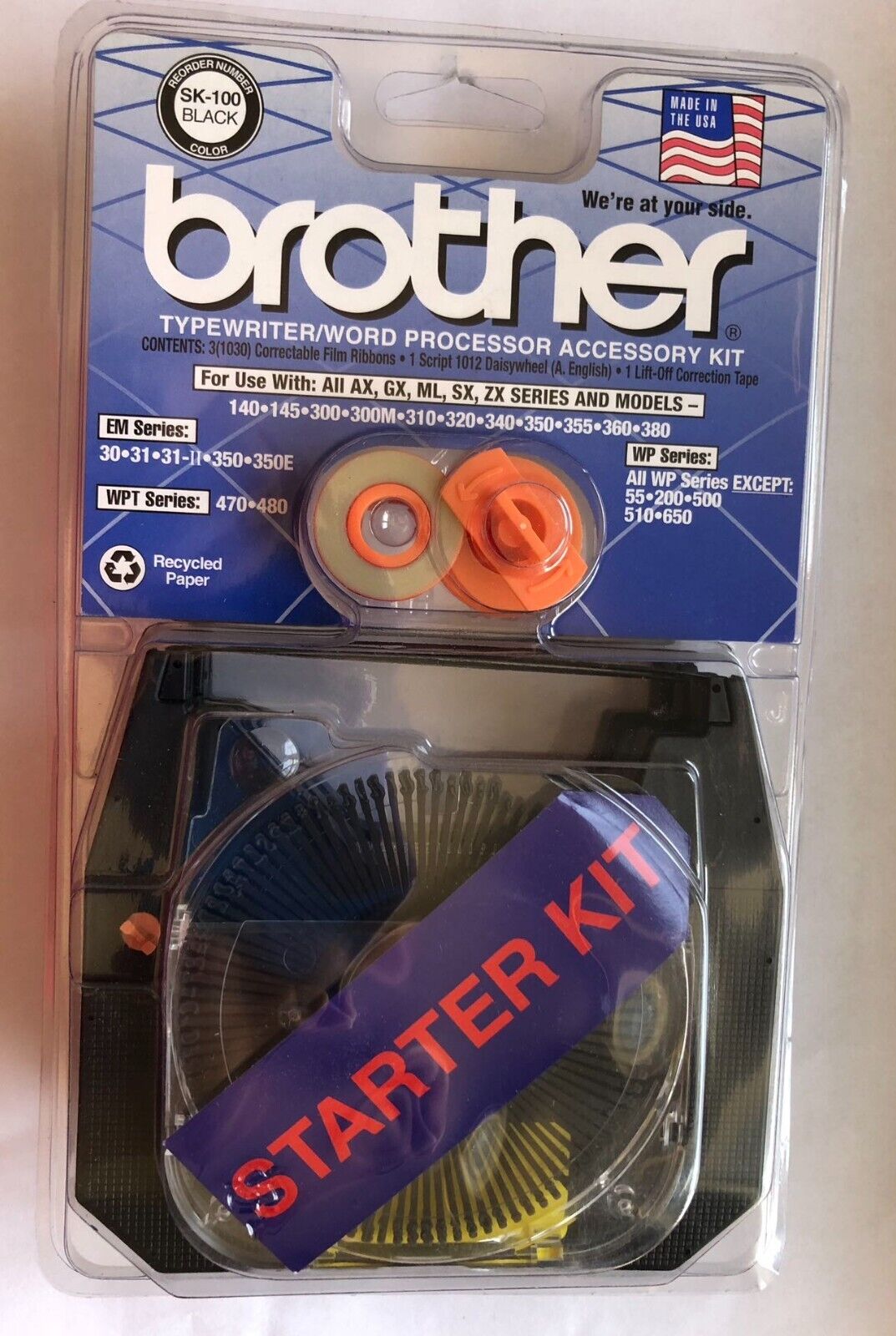 Brother SK-100 Starter Kit Typewriter Word Processor Accessory Kit