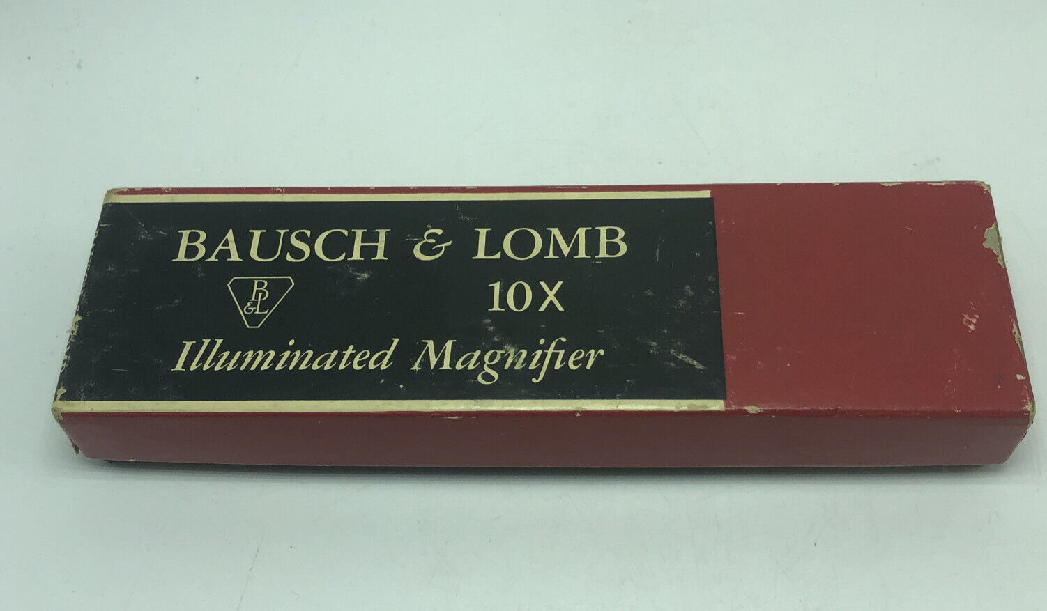 Bausch & Lomb Vintage 81-34-34 Illuminated Magnifier 10x With Box
