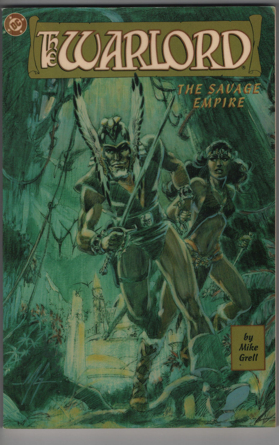 THE WARLORD THE SAVAGE EMPIRE OOP TPB DC COMICS 1991 GRAPHIC NOVEL GN MIKE GRELL