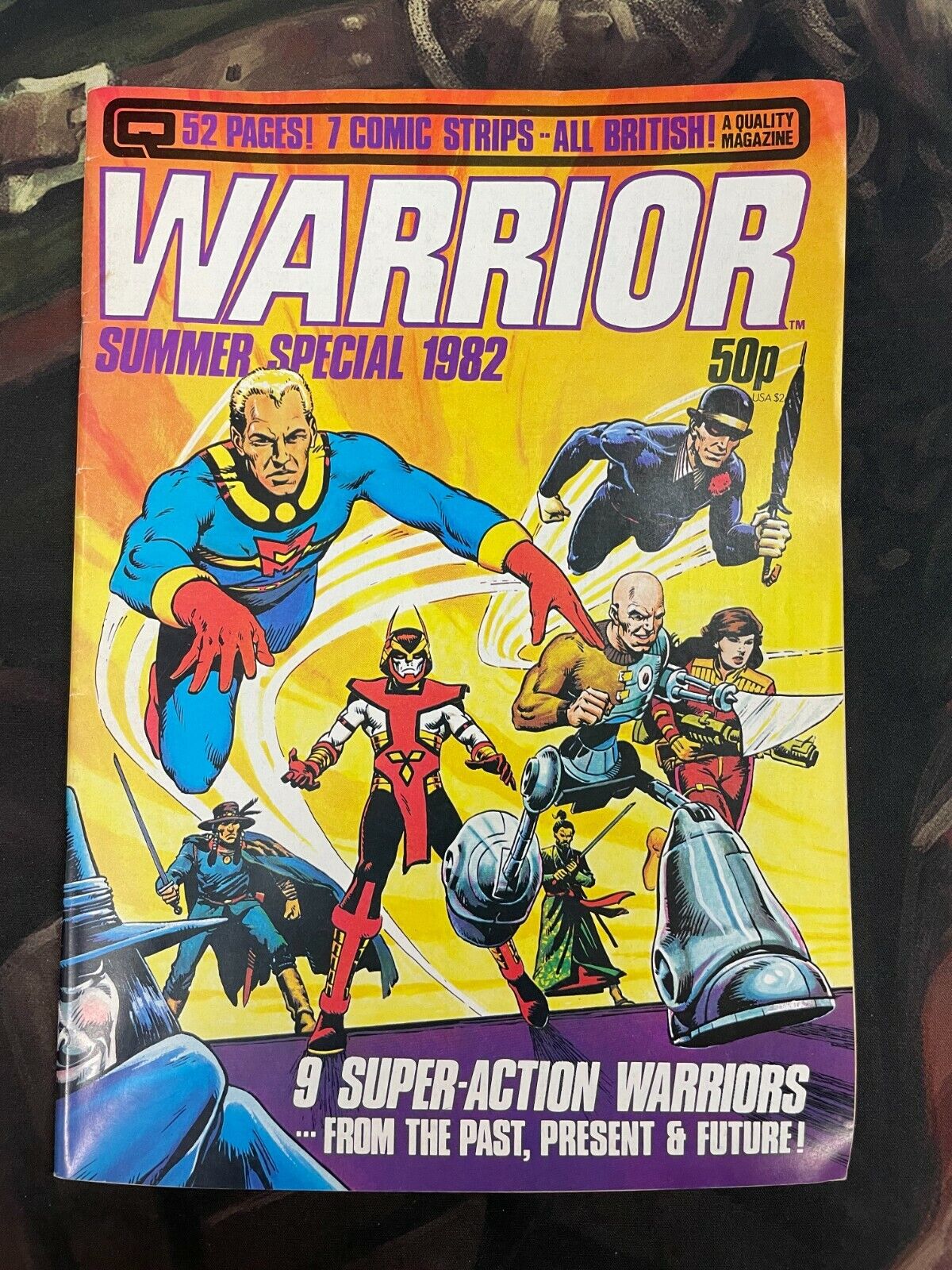Warrior Magazine #4 Summer Special Origin of Axel Pressbutton (Quality, 1982)