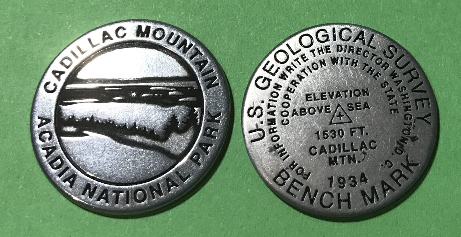 Acadia National Park Cadillac Mountain Token