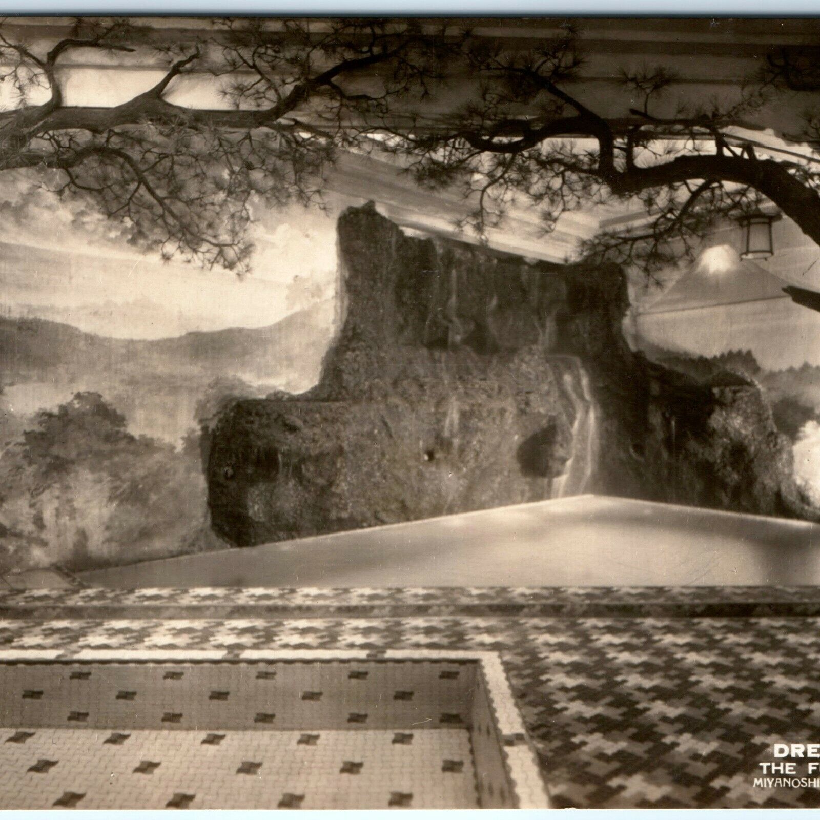 c1910s Miyanoshita, Hakone, Japan Dream Pool Fujiya Hotel G.T. Sun Photo A53