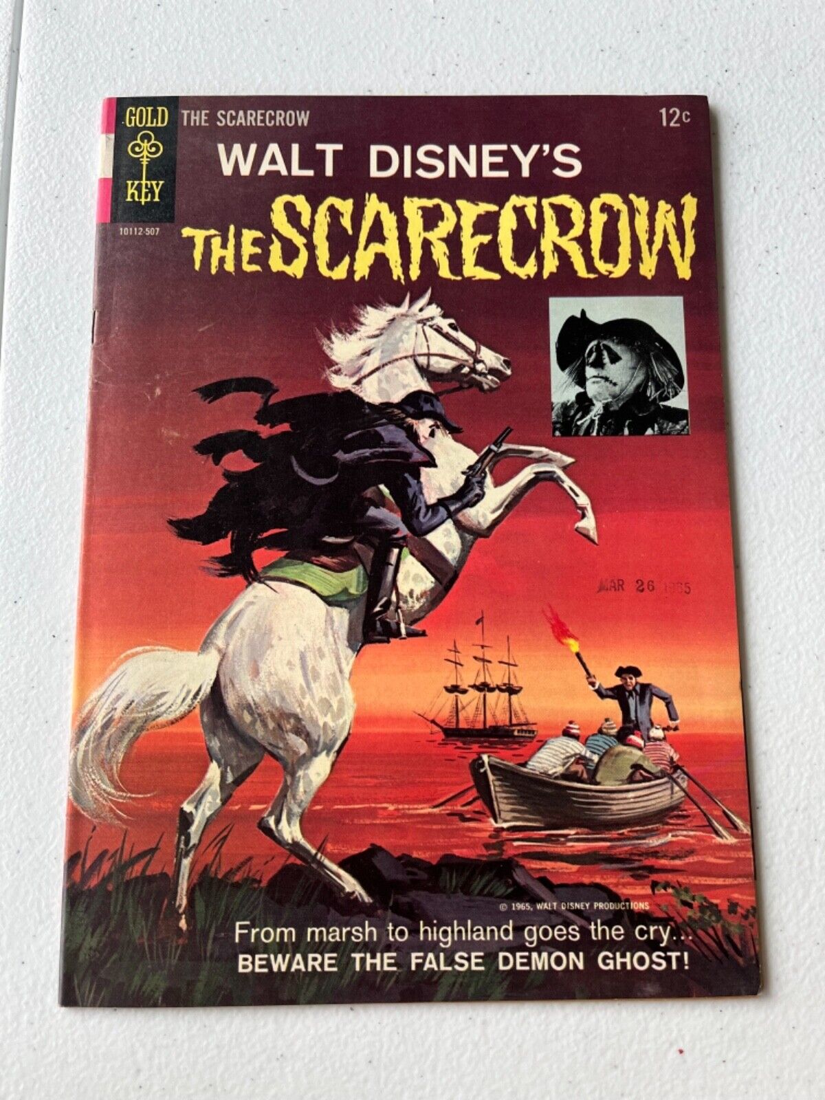 Walt Disney’s The Scarecrow #2 VF- 7.5 Gold Key 1965