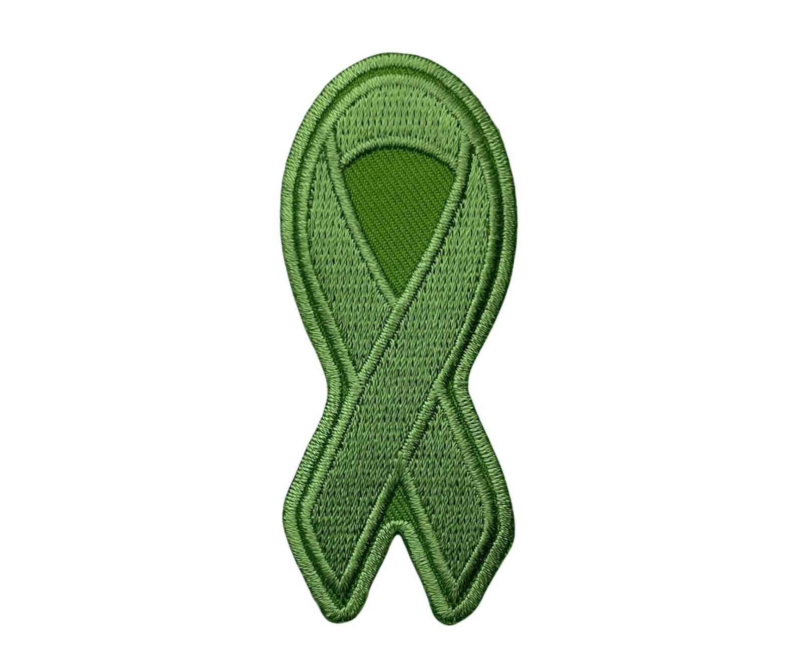 Green Ribbon Environmental Awareness 3 Inch Embroidered Patch IV3776 F6D4R