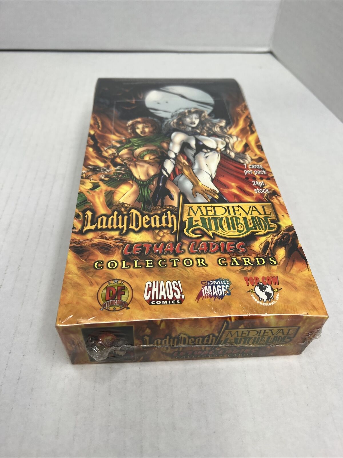 ✨2001 Lady Death/Medieval Witchblade Lethal Ladies Trading Cards Box NEW SEALED✨