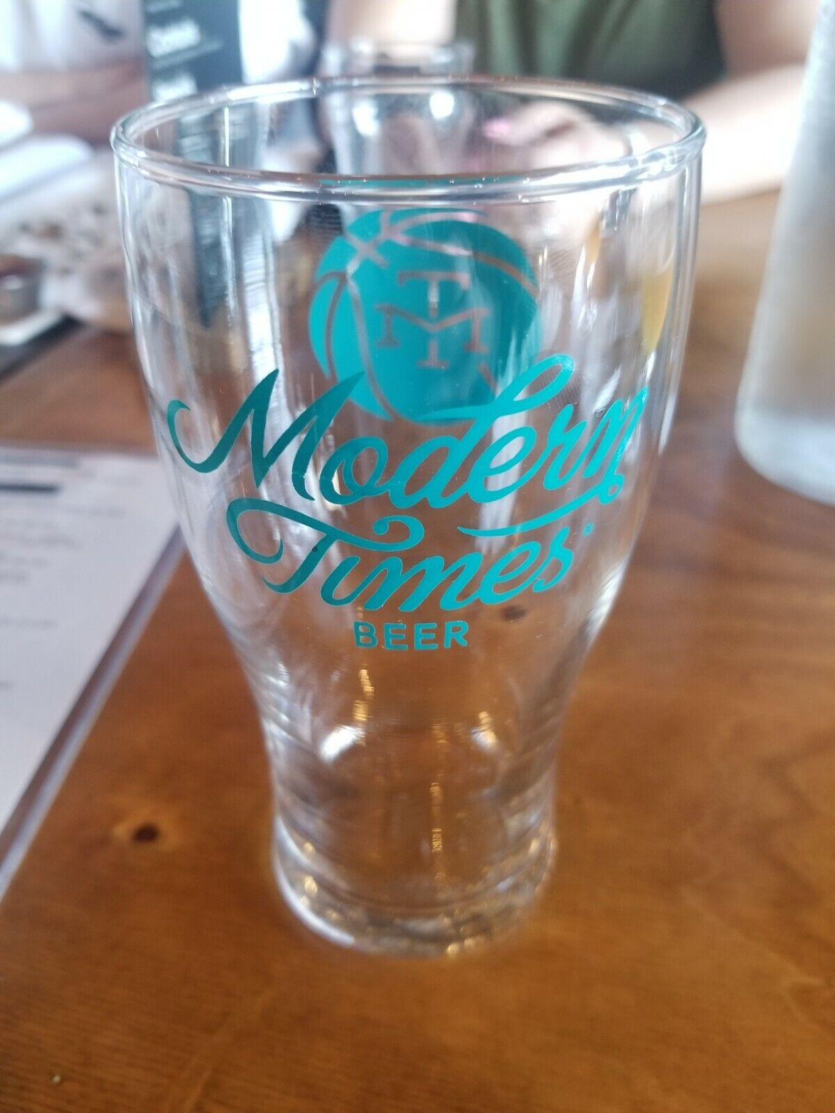 Modern Times Brewing NEW beer glass-san diego, CA brewery-March madness edition