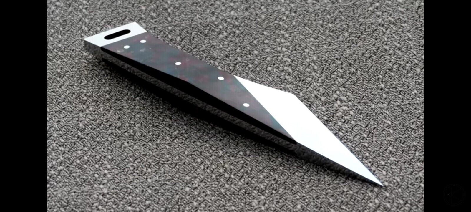 Custom Handmade D2 Steel Blade Multi Color Handle Kiridashi Knife With Sheath