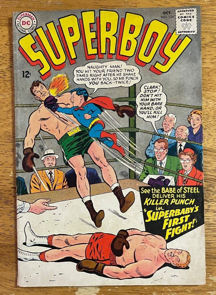 Superboy #124 DC Comics October 1965 Superbaby Lana Lang 1st App Insect Queen