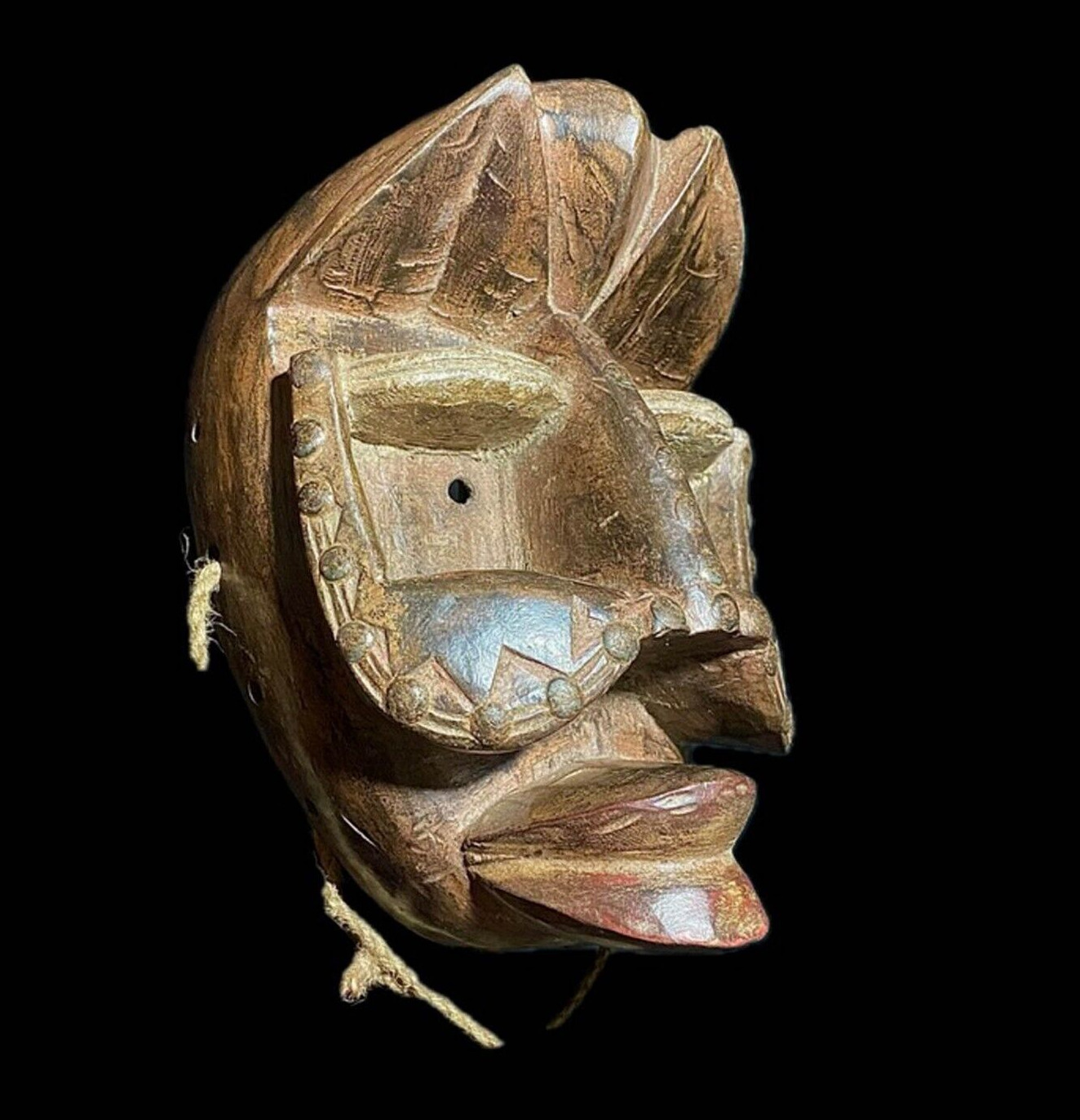 African Hand Carved Decorative African Songye And Dan Kran Mask-8148