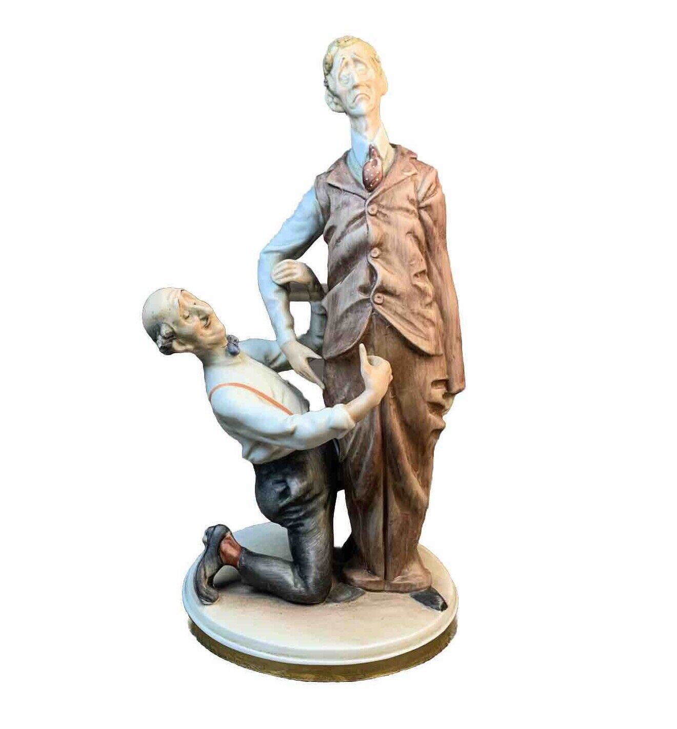 Vintage Pucci Capodimonte Arnart Tailor at Work Porcelain Figurine #1143 Italy