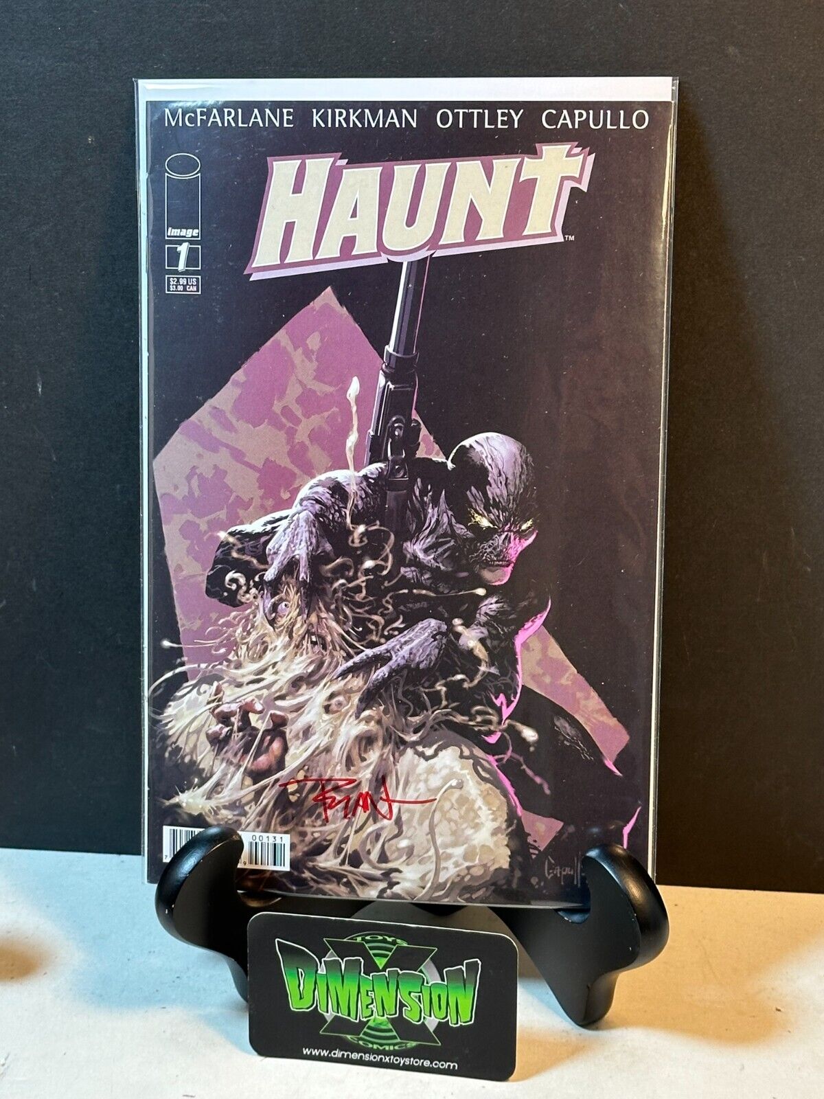 HAUNT #1 CAPULLO VARIANT COVER COMIC SIGNED BY RYAN OTTLEY 1ST PRINT VF/NM RARE