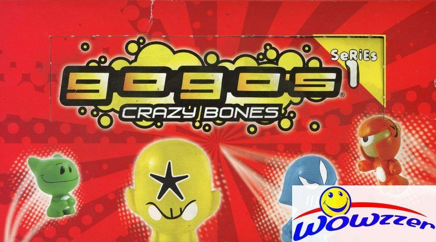 GoGo’s Crazy Bones Series 1 Box-30 Factory Sealed Packs(90 Bones & 90 Stickers)