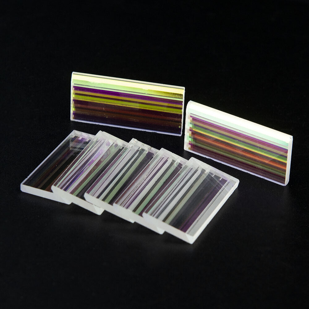 6pcs  Defective Irregular Prism Optical Glass Prism for DIY Teaching Tool