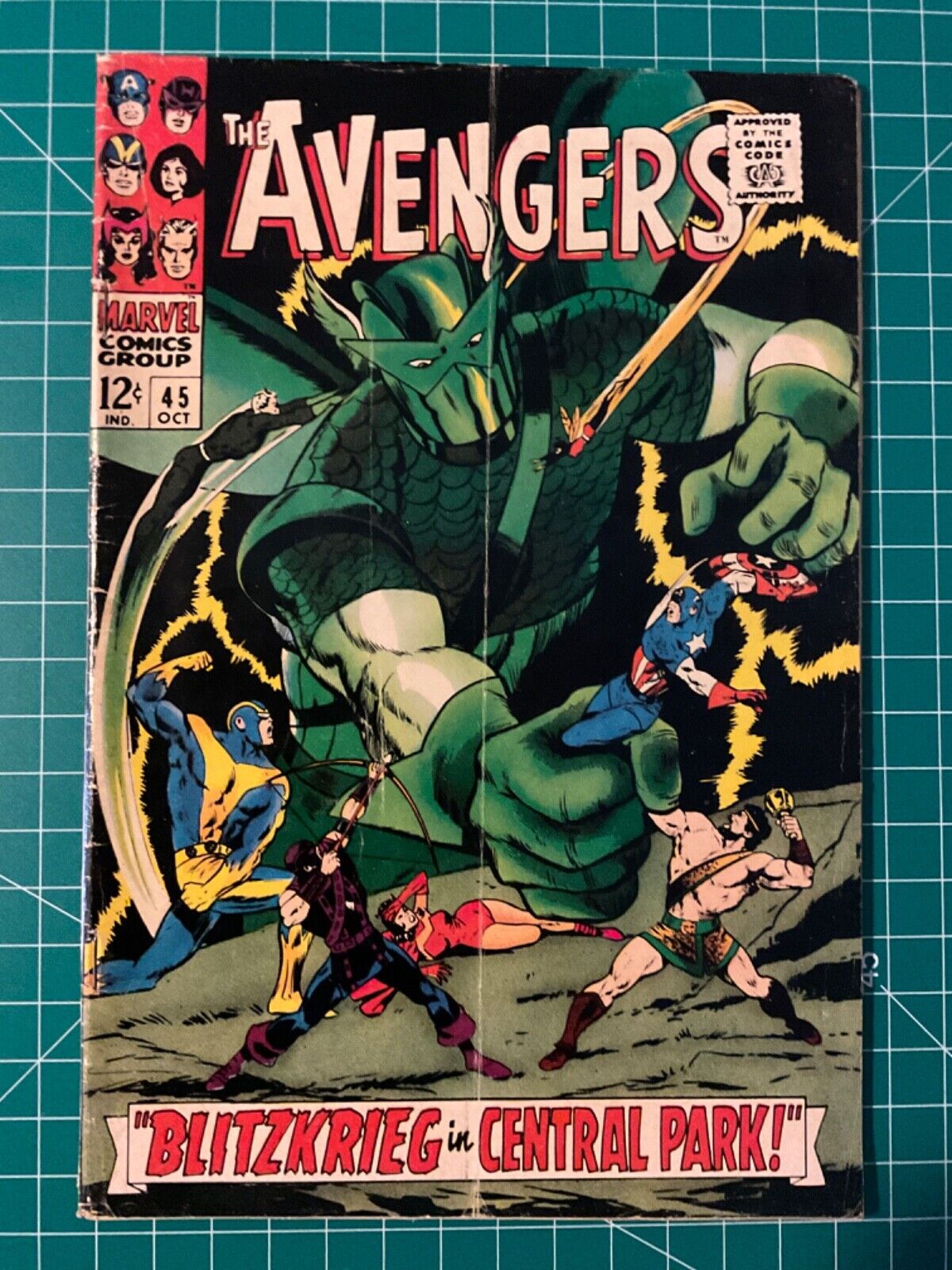 Avengers #45 Hercules 1967 Silver Age Vintage Key