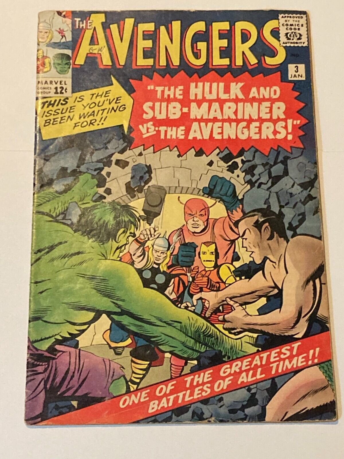 Avengers #3 Marvel Comics 1964 see description
