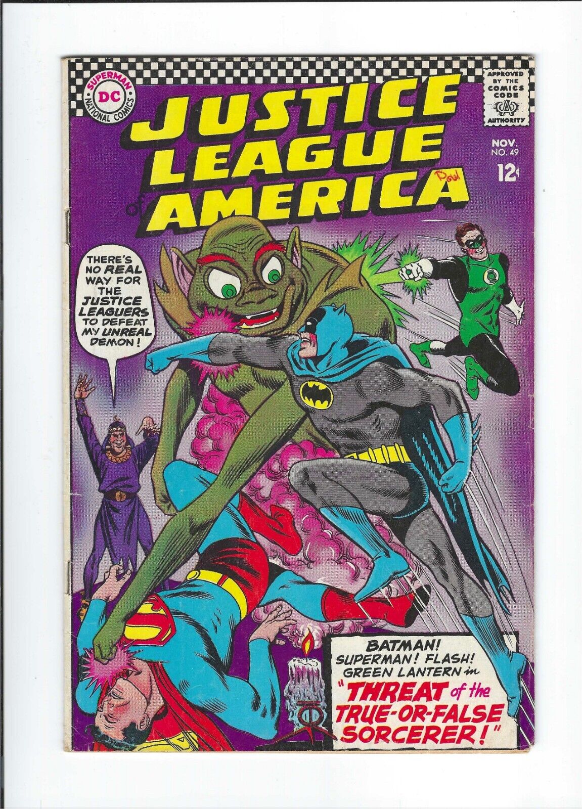 Justice League of America #49: Dry Cleaned: Pressed: Bagged: Boarded FN-VF 7.0