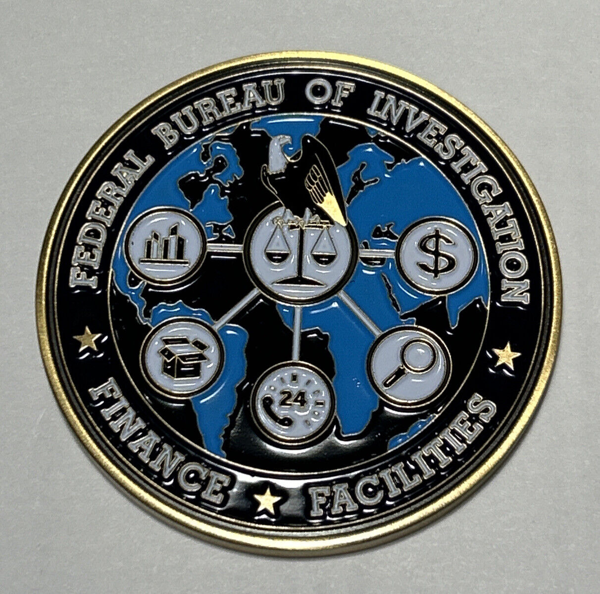 FBI Finance and Facilities Challenge Coin