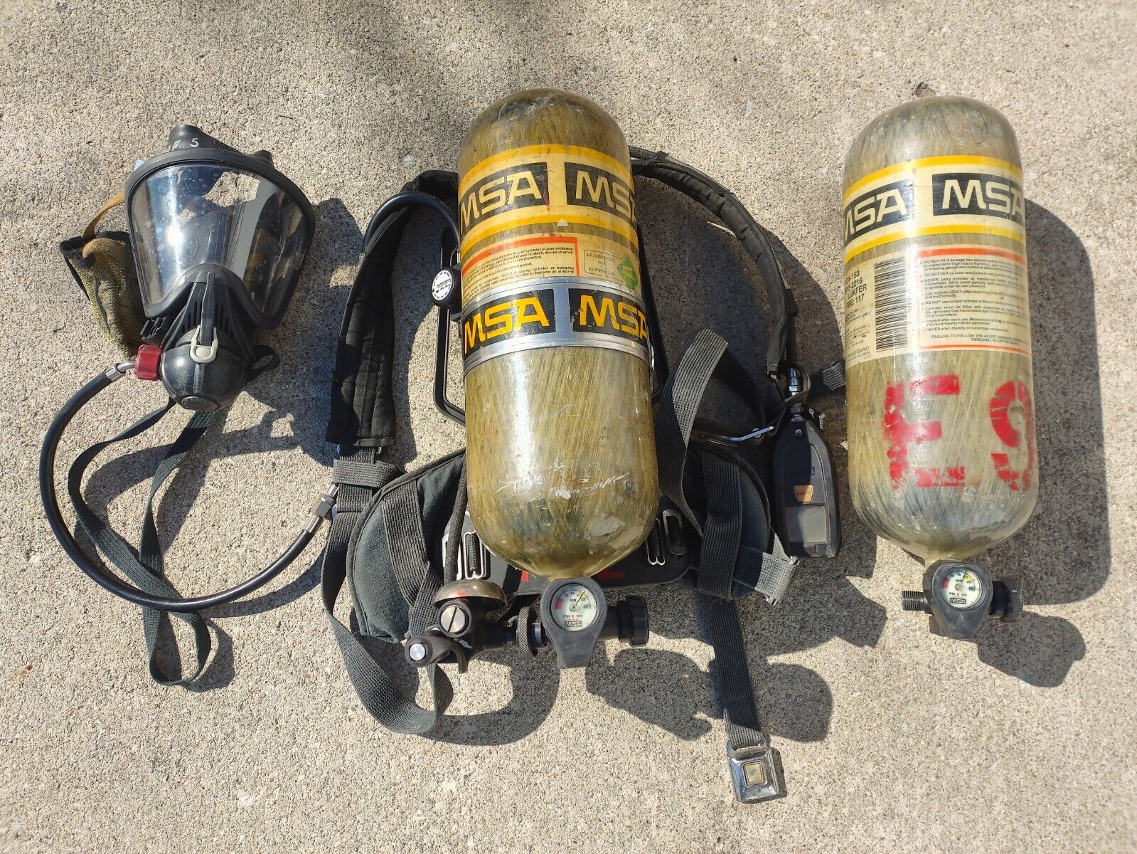 MSA SCBA MMR, 2216 psi, Firefighter