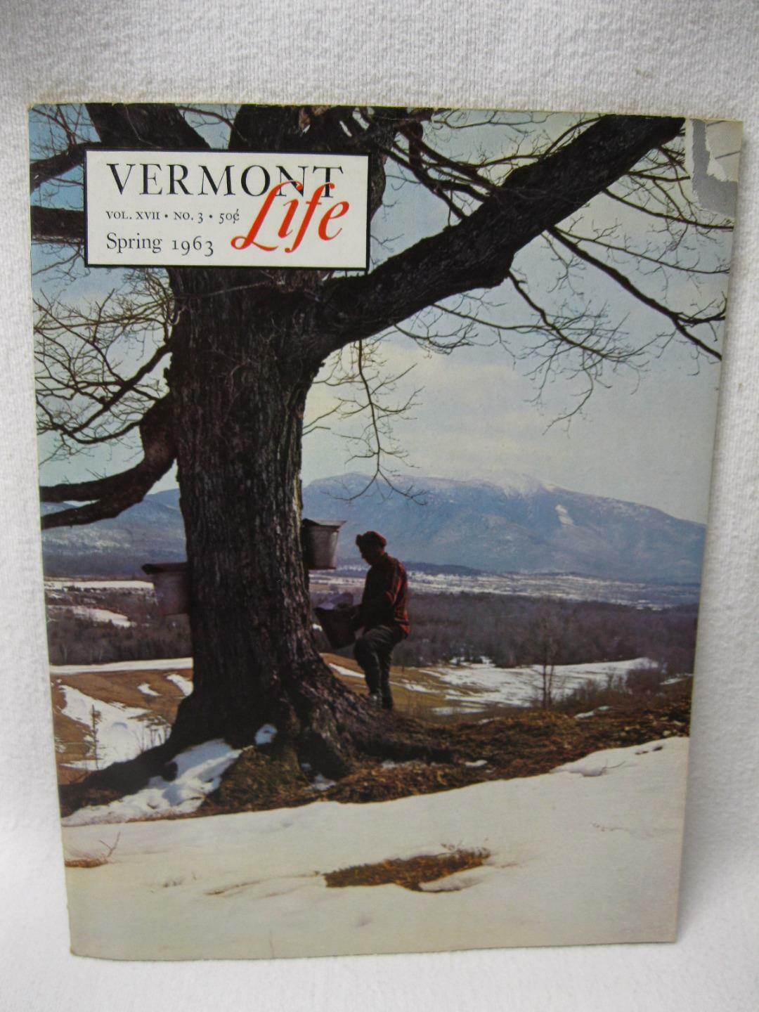 Vermont Life Magazine Spring 1963 Maple Syrup Calais Quilts Wetlands Vtg Issue