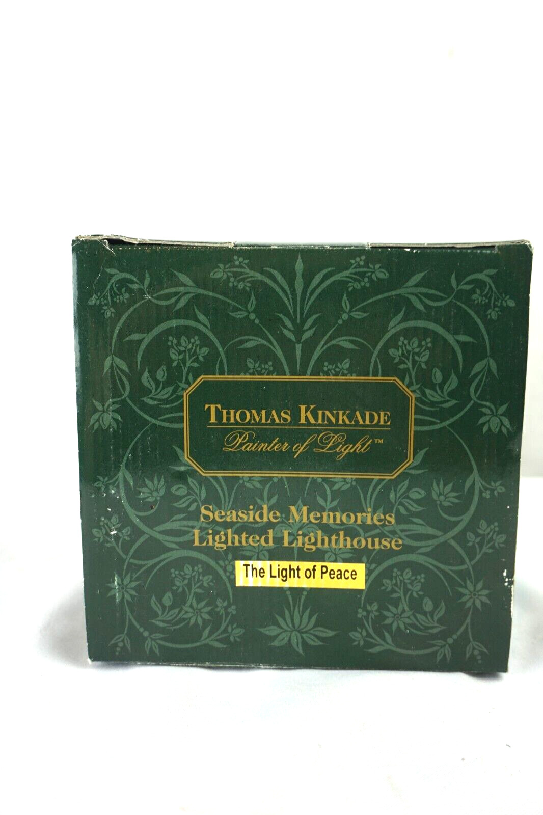 Thomas Kinkade The Light of Peace Seaside Memories Lighted Lighthouse NEW