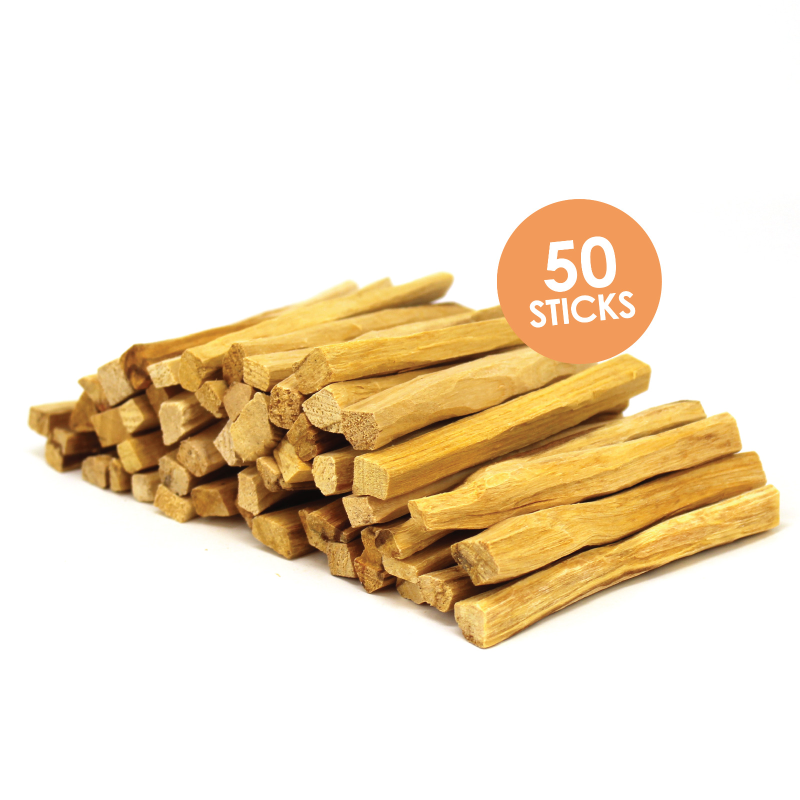 50 Palo Santo sticks holy wood 100 % natural balsamic scented incense Ecuador