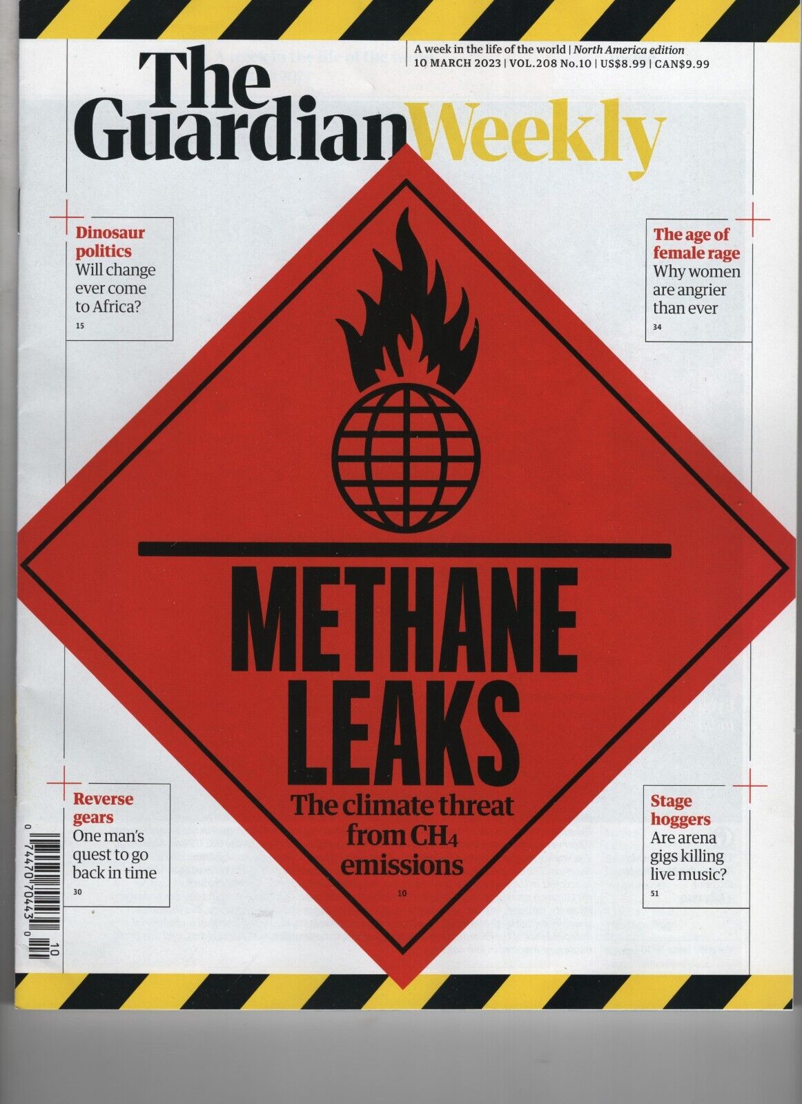 METHANE LEAKS THE GUARDIAN WEEKLY MAGAZINE MAR 10 2023 CLIMATE THREAT