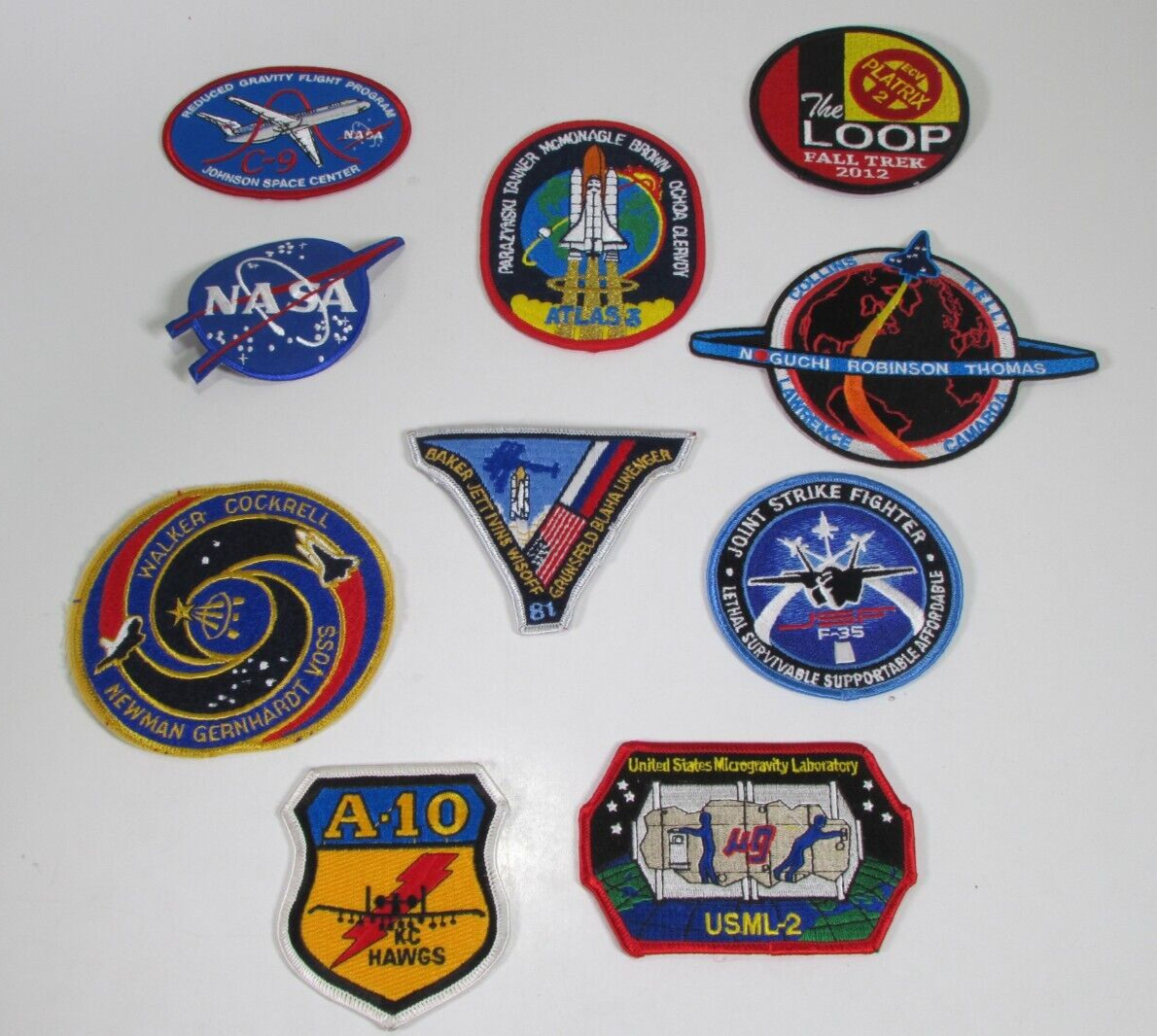 NASA Johnson Space Center, Joint Strike Fighter F-35, A-10 KC Hawgs Patch Lot 10