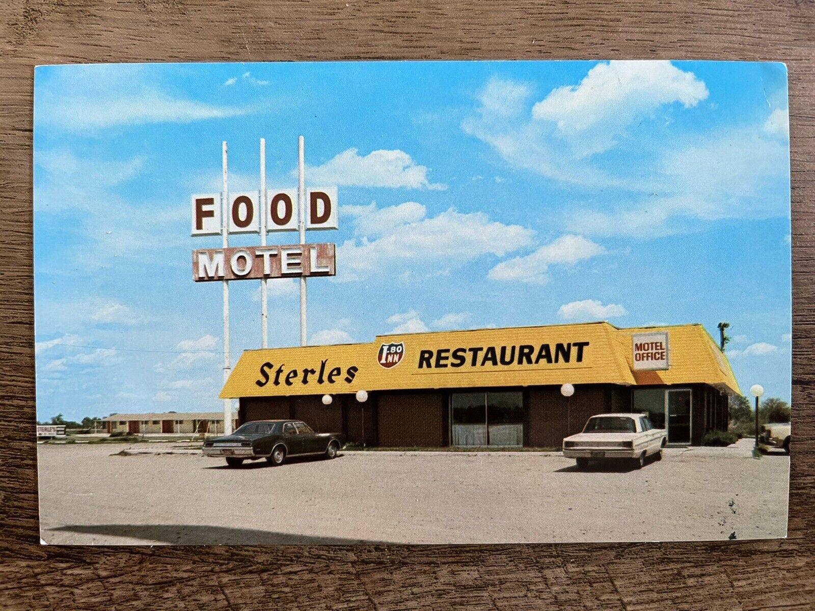 Sterle’s I-80 Inn Motel, Gibbon, Buffalo Co, NE - Antique Postcard