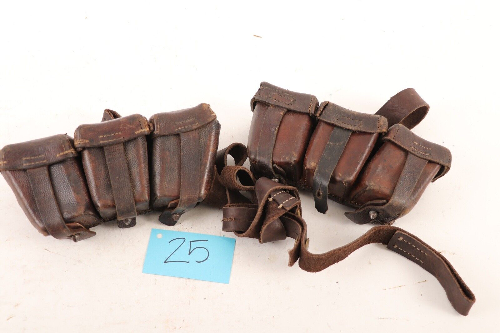 WWI Imperial German Maker Marked Set Of Ammo Pouches