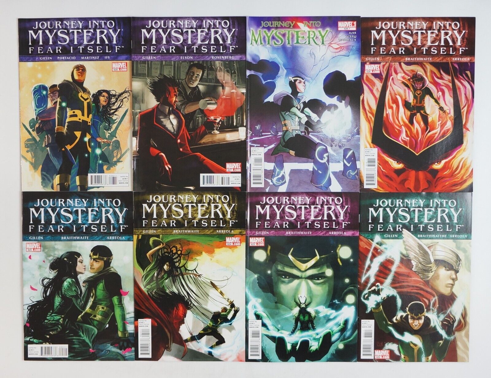 Journey Into Mystery #622-645 VF/NM complete run + #626.1 + Exiled #1 Loki set