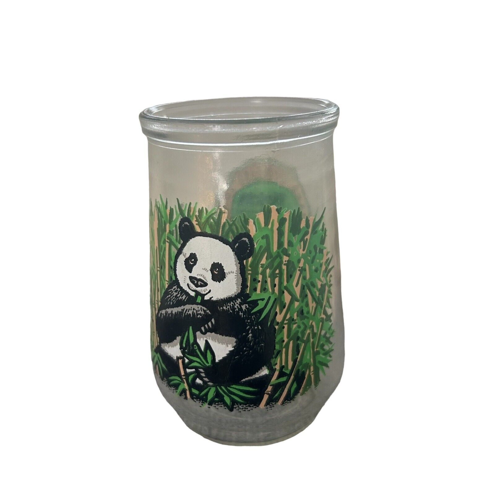 Welch\'s Jelly Glass Endangered Species Collection Giant Panda Vintage Wildlife