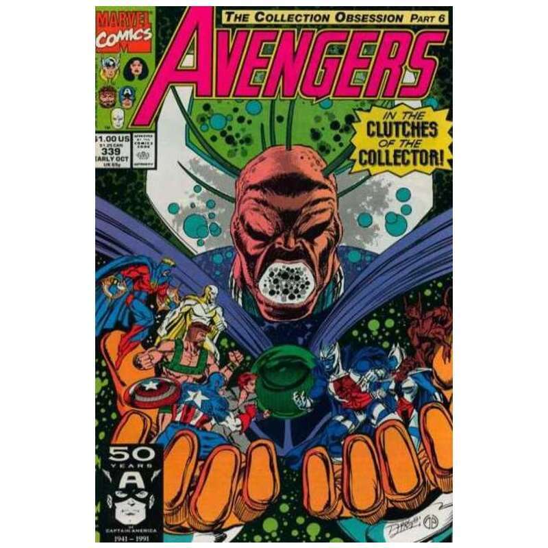 Avengers (1963 series) #339 in Very Fine + condition. Marvel comics [j^