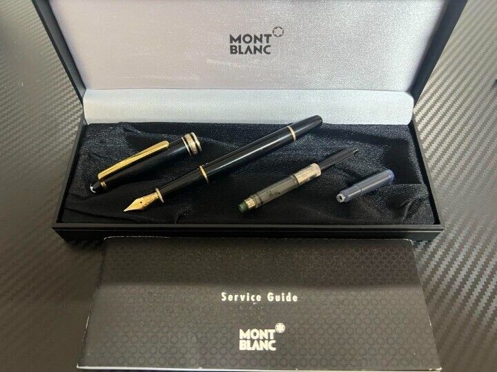 Montblanc Meisterstuck 144 Fountain Pen Nib M with ebonite Good condition No box