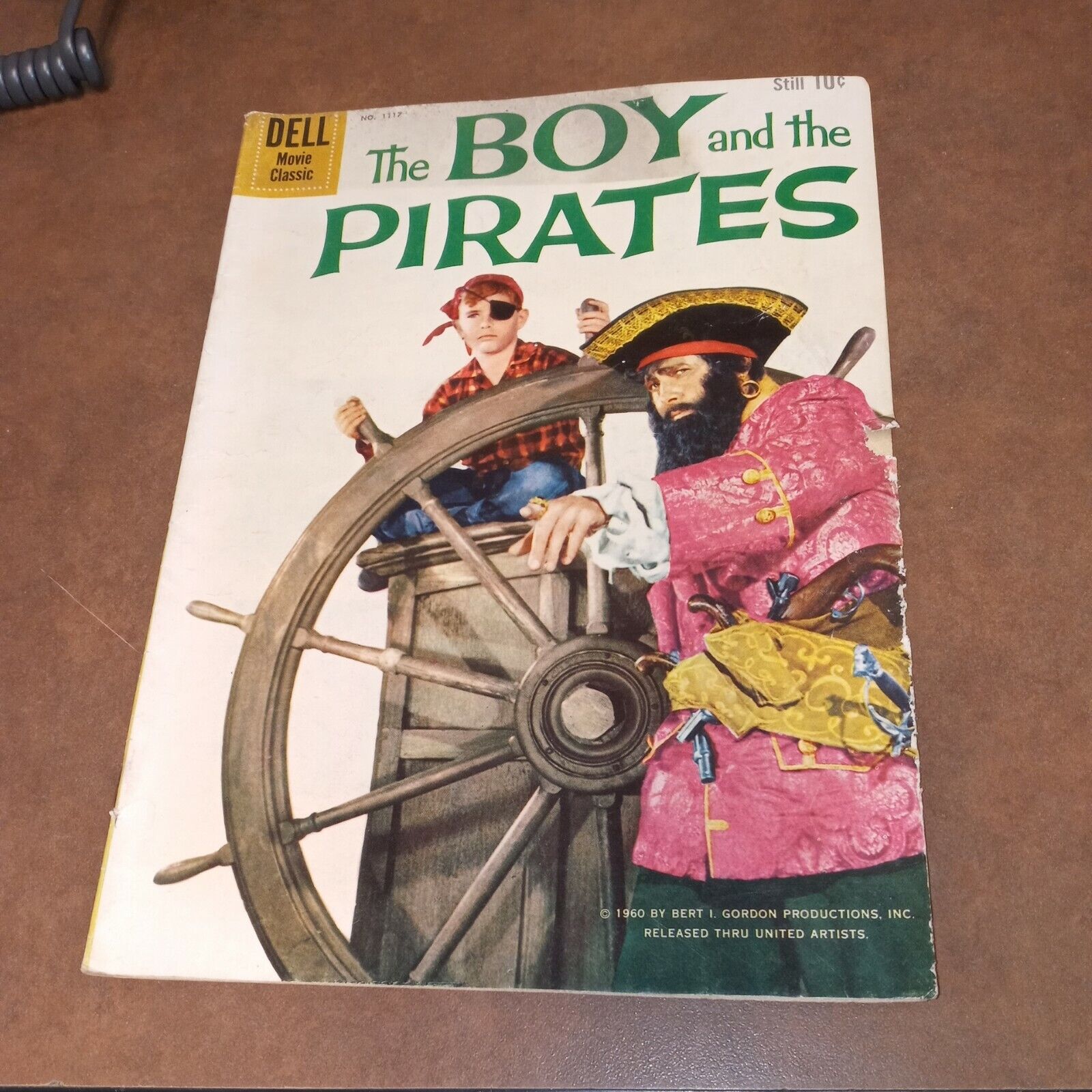 Boy and the Pirates Dell Movie Classic 1117 four color comics 1960 Silver Age