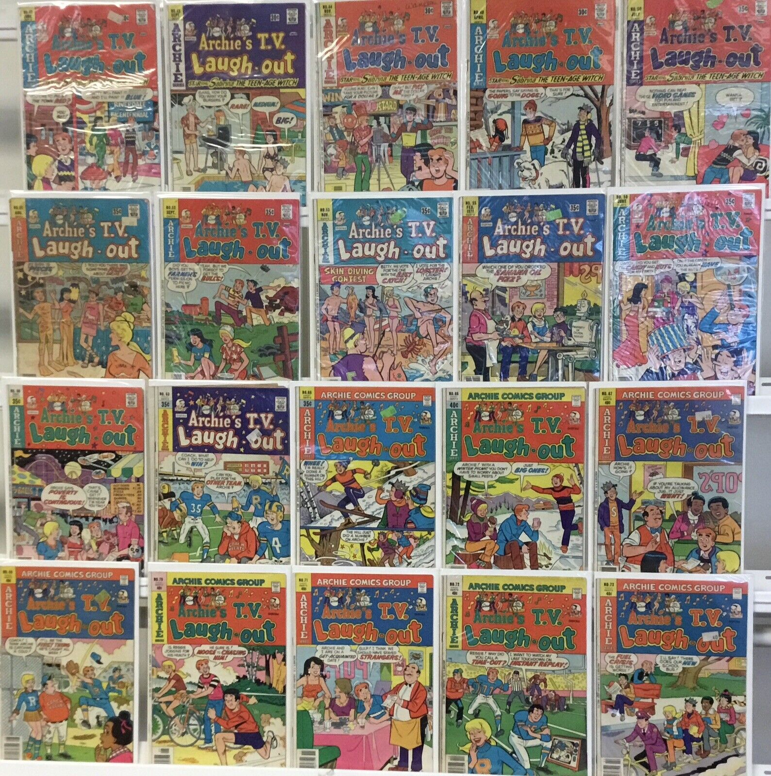 Vintage Archie’s TV Laugh-Out Comic Book Lot Of 20